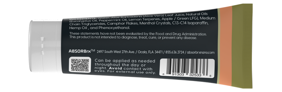 450MG Nano Hemp Pain Relief Cream Tube